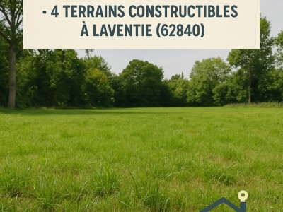 TERRAIN A VENDRE - LAVENTIE - 550 m2 - 159000€