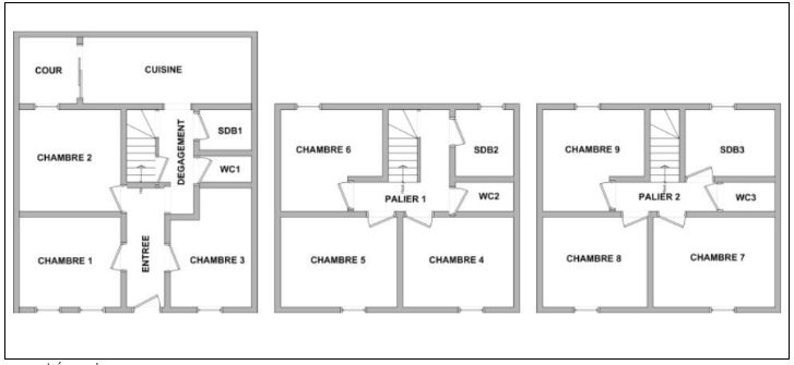 IMMEUBLE DE RAPPORT A VENDRE - MARQUETTE LEZ LILLE - 154 m2 - 409 000 &euro;