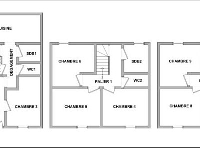 IMMEUBLE DE RAPPORT A VENDRE - MARQUETTE LEZ LILLE - 154 m2 - 409 000 &euro;